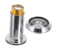 FONDOTIN Large Angle Zinc Alloy Security Door Viewer With Privacy Cover Glass Lens Peephole For Wooden And Iron Doors Theft Wide View Easy To Install