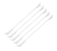 FONDOTIN Lot de 10 Embouts de Branches de Lunettes Larges Transparents, Coussinets Antidérapants en Plastique Résistant, Manchons Confortables pour Maintien Stable, Accessoires