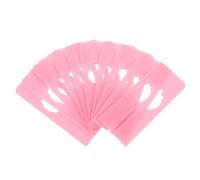 FONDOTIN Lot de 10 Séparateurs de Taille Rectangulaires en Plastique Rose, Organiseur de Garde-robe pour Portant à Vêtements, Étiquettes Vierges Solide pour Tri Facile et Rangement