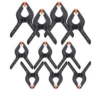 FONDOTIN Lot de 10 Serrage-Joints à Ressort Robustes en Plastique Pinces Travail du Bois Kit Polyvalent Tailles 2 X6 et 3 X4 Fixation Rapide pour Projets de Bricolage et Fonds de Scène