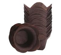 FONDOTIN Lot de 100 Caissettes à Cupcakes Lotus en Papier Cuisson, Supports Individuels pour Muffins et Usage Alimentaire Sain