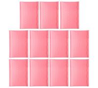 FONDOTIN Lot de 100 Pochettes d'Expédition Roses à Bulles Auto-Adhésives 11X15 4 CM Paquet d'Emballage Rembourrés pour Petites Entreprises Enveloppes Résistantes aux Chocs et Étanches