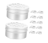 FONDOTIN Lot de 12 Boîtes D’entraînement à pour Chiens, Outil De Dressage à L’odorat en Aluminium 60 ML, Compact Et Portable, Adaptées Au Dressage Et Travail De Détection pour Chiens Actifs