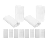 FONDOTIN Lot de 12 Flacons Antitranspirants Vides Plats en Plastique Blanc et Transparent, Contenants Rechargeables 30 Ml pour Crème Déodorante, Voyage et Soins Personnels