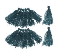 FONDOTIN Lot de 12 Gerbes de Serpillière Flottantes Reproduction des Poissons, Accessoires D'élevage en Fibre Douce, Couleur Bleu Profond, Balais Flottants pour Aquarium,