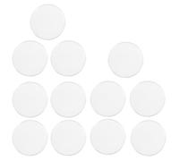 FONDOTIN Lot de 12 Lentilles Optiques Convexes Transparentes 25 MM Lentilles Pédagogiques de Physique pour Expérimentations et Enseignement Outils D’Agrandissement Polyvalents et