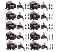 FONDOTIN Lot De 12 Loquets À Bille Pour Placard Fermeture De Porte D & # 39; Armoire Boucle De Verrouillage De Porte De Placard Loquets Et D & # 39; Armoire À Double Rouleau