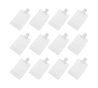 FONDOTIN Lot De 12 Pochettes De Lotion 100 Ml Autocollantes Autoportantes Peu Encombrantes Pour Voyageurs, Paquet De Rangement Cosmétiques Embout, Étanches Et Réutilisables