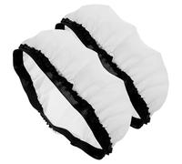 FONDOTIN Lot de 2 Abat-Jours en Tissu Doux 27 Cm pour Éclairage D'appoint Photo, Accessoires de Photographie pour Diffuseur de Lumière, Couvre-Lampe Photographie Studio Professionnel