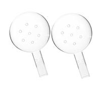 FONDOTIN Lot de 2 Boules d'emballage Creuses pour Roses 16 CM Accessoires Pratiques pour Bouquets DIY Fourniture de Décoration de Fleur Transparente pour Festival et Présent