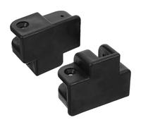 FONDOTIN Lot de 2 Connecteurs de Poteau pour Tente Pare-Soleil, Support de Parasol de Terrasse en Matériau Robuste, Accessoires de Tente D'extérieur Compatibles, pour Camping et Événements