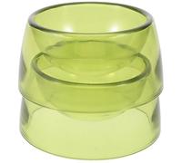 FONDOTIN Lot de 2 Gamelles Anti-Renversement pour Hamster et Petits Animaux Bol Rond en Plastique Vert Matcha Mangeoire Stable et Résistante pour Lapin Rat Chinchilla et Hérisson