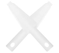 FONDOTIN Lot de 2 Grattoirs de Nettoyage pour Balai Serpillière Plateau en Plastique Solide, Accessoires Essoreuse Double Bac, Pièces de Rechange pour Seau à Franges, Nettoyage Sols