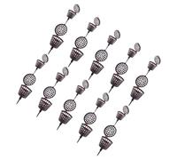 FONDOTIN Lot de 20 Boîtes à Engrais en Plastique Couvercles Petit et Moyen Format Accessoire de Jardinage pour Bonsaï et Plantes en Pot Outil de Fertilisation Réutilisable pour Jardin