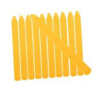 FONDOTIN Lot De 20 Grattoirs En Plastique Pour Carrelage Outil De Beauté Pour Joints Grattoir À Mastic Spatule À Calfeutrer En Plastique Jaune