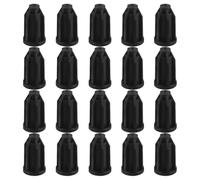 FONDOTIN Lot de 20 Inserts de Douille pour Roulettes à Tige 1 Pouce Ø25 Mm en Polypropylène, Kit de Manchons de Remplacement pour Meubles, Support Stable et Compatible Usage Industriel