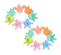 FONDOTIN Lot De 20 Mini Pinces à Griffes Pour Garçon Et Filles Petites Pinces à Cheveux Couronne Couleurs Douces, Taille Mini, Adaptées Aux Cheveux Épais, Accessoires Pour Filles Usage Quotidien