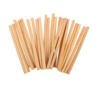 FONDOTIN Lot de 24 Tubes en Bambou Naturels pour Maison à Abeilles Maçonnes, Matériaux de Nidification Solide, Tubes à Ruche DIY pour Hôtels à Insectes et Jardin Écologique
