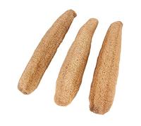 FONDOTIN Lot de 3 Jouets Molaire en Luffa pour Hamsters et Petits Animaux Jouets à Mâcher Fournitures pour Animaux Marron Clair Favorise l'exercice et Réduit Comportement Destructeur