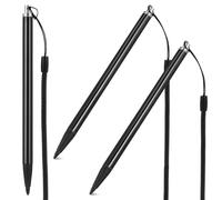 FONDOTIN Lot de 3 Stylets Résistifs Métalliques pour Écrans Résistifs avec Cordon à Ressort Anti-Perte Stylets Navigator Précis pour Tablettes Terminaux de Point de Vente et Systèmes de