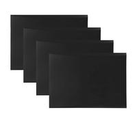 FONDOTIN Lot de 4 Autocollants Tableau Noir Magnétique A4 en Vinyle Lisse Effaçable à Sec, Papier Craie Mural Adhésif Amovible pour Bureau, Maison et Salle de Classe