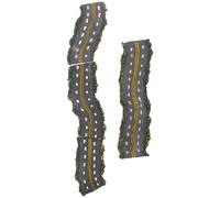 FONDOTIN Lot de 4 Décorations en Résine pour Aquarium Imitation Chemin en Pierre, Ornement pour Petit Aquarium d'eau Douce et Salée, Décor D'aquarium pour Tortues et Poissons, Accessoire