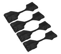 FONDOTIN Lot de 4 Paquet de Sable Triangulaires 1680D pour Tente Poids Coupe-Vent Résistants en Tissu Oxford Capacité 30Kg pour Auvent Parasol de Terrasse et Abri Extérieur Lestage