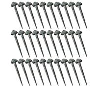 FONDOTIN Lot de 50 Clous de Fixation en Fer Robuste pour Fers à Cheval Mini Clous de Maréchalerie Adaptés pour Usage Intérieur et Extérieur Outil Pratique pour Chevaux
