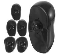 FONDOTIN Lot de 6 Cache-Oreilles Réutilisables en Plastique Transparent Protections Auditives pour Teinture et Soins Capillaires Couvrant Parfaitement L’Oreille Usage Salon et Domicile