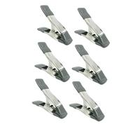 FONDOTIN Lot de 6 Pinces à Ressort Robustes de 10 CM pour Mousseline Fixation Jusqu'à 3 CM Clips pour Fond de Photographie Accessoires Studio et Atelier