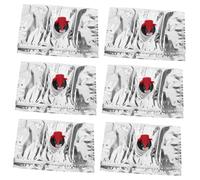 FONDOTIN Lot de 6 Sachets à Vin Rechargeables avec Bec à Valve, Compact, 2l, en Matériaux NY Vmpet PE, pour Voyages et Rassemblements