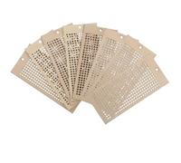 FONDOTIN Lot de 8 Marque-pages en Bois Vierges à Broder Soi-même, Signets Délicats pour Étudiants et Garçon et Filles, Format Compact pour Loisirs Créatifs, Fournitures de Bureau