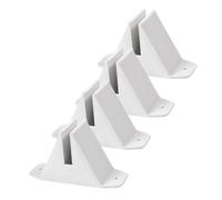 FONDOTIN Lot de De Clôture Décoratives D'Extérieur pour Jardin Petite Clôture De Jardin Supports Extérieurs Piquets Lourds Support De Temporaire Pieds De