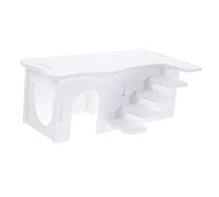 FONDOTIN Maison pour Hamster avec Échelle Amusante Et Multi-Fonctions Cachette Et Nid Confortable pour Cochon Et Petits Rongeurs Décor De Cage Silencieux pour Loisirs Et Entraînement