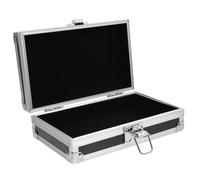 FONDOTIN Mallette à Outils en Alliage D'aluminium Dur, Petite Boîte Rigide Verrouillable, Mallette Portable Anti-Chute Poignée, Étui Polyvalent pour Voyage Professionnel, Dimensions 11x18x5.8 Cm