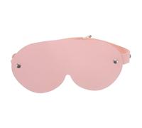 FONDOTIN Masque Pour Yeux Cuir Pu Réglable Occultant Confortable Pour Sommeil Jeux Cosplay Masque De Masquerade