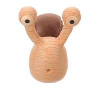 FONDOTIN Masseur D'arête Nasale en Bois de Hêtre Forme Escargot Outil de Massage Facial Portable pour Points D'acupuncture du Nez du Menton Petit Masseur Naturel Quotidien