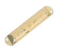 FONDOTIN Mezuzah Classique Métal Doré avec Parchemin pour Cadre de Porte Décoration Rétro Religieuse pour Maison Ornement Symbolique et Artistique