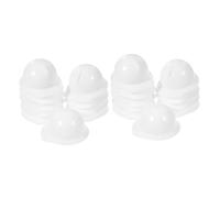 FONDOTIN Mini Chapeaux De Chantier En Plastique Solide Blanc 40 Pièces, Casques Miniatures De Sécurité Pour Poupées, Accessoires Créatifs Pour Décoration De Fête à Thème Chantier