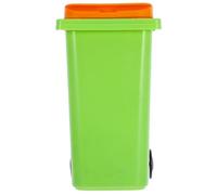 FONDOTIN Mini Poubelle de Bureau Trousse Multifonctionnelle avec Couvercle et Facile à Nettoyer en Plastique pour Bureau