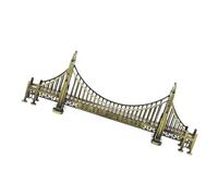 FONDOTIN Modèle de Pont San Francisco Vintage Métal Ornement de Bureau Antique Sculpture Architecturale Décorative pour Collection et Cadeau