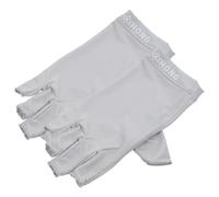 FONDOTIN Moufles De Protection Manucure Sans Doigts Anti-uv Taille Unique En Fibre Ice Silk Pour Femmes Lors Nail Art Et Soins Mains