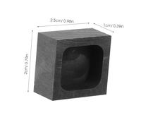 FONDOTIN Moule Graphite Résistant Corrosion pour Fusion et Coulée de Métaux Précieux comme Argent Or Cuivre Moule de Raffinage pour Petites Volumes et Bijoux