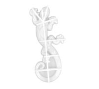 FONDOTIN Moule Silicone Lézard Gécko pour Décoration Murale DIY Résistant Facile à Démouler Adaptée pour Artisanat à Suspendre Intérieur et Extérieur