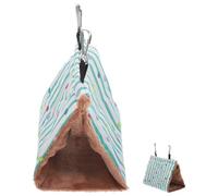 FONDOTIN Nid pour Perruche Suspendu Coton Épais Hamac Douillet et Résistant pour Perroquets Nichoir Hiver Pratique et Chaud Lit Confortable pour Petits Oiseaux Cage