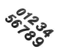 FONDOTIN Numéros de Porte Adhésifs 3D Lot de 10 en ABS Réfléchissants pour Boîte aux Lettres et Porte, Usage Extérieur et Intérieur Moderne et Personnalisable