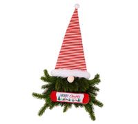 FONDOTIN Ornement De GNOME Suspendu Décoration De Porte Épines De Pin Artificielles pour Fête Et Réunions Familiales Pendentif Réutilisable Accessoire De Décor Naturel Et Vividité