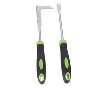 FONDOTIN Outil de Jardinage INOX de Désherbeur à Fissures et Fourche à Pissenlit Outil Portable et Pratique pour Jardin Ferme et Parc