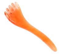 FONDOTIN Outil de Massage Cinq Griffes Jade pour Visage et Corps Grattage Gua Sha Soulagement des Rougeurs et Soin Peau Accessoire et Fait Main Couleurs Aléatoires Couleur