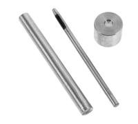 FONDOTIN Outil de Perçage à Creux PU Ensemble de Outils de Montage pour Œillets avec Base pour Projets de Couture et Artisanat